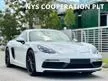 Recon 2019 Porsche Cayman 718 GTS 2.5 Turbo Coupe Unregistered Porsche Dynamic Lighting System Plus Bose Sound System Reverse Camera Sport Chrono With M