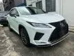 Recon 2021 Lexus RX300 2.0 F Sport 4CAM/HUD/BSM/RED LEATHER/3 LED