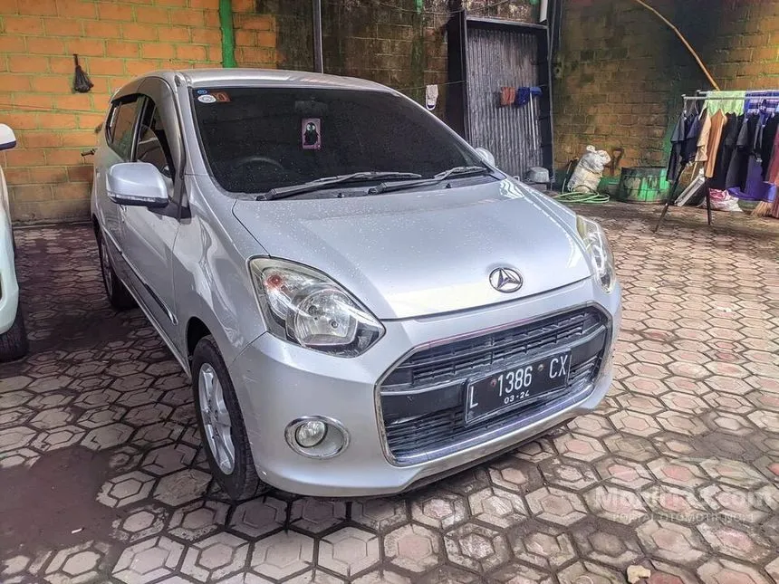 Jual Mobil Daihatsu Ayla 2014 X 1.0 di Jawa Timur Manual Hatchback Silver Rp 85.000.000