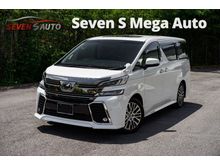 2016 Toyota Vellfire 2.5 ZG MPV UNREG BRAND NEW PRICE INCLUDE GST