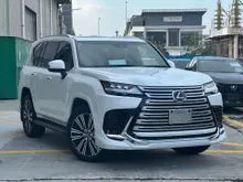 2023 Lexus LX 600 3.4 SUV - Modellista Bodykit, Sunset Brown Interior, Mark Levinson Sound, Sunroof, Rear Entertainment, Cool Box, Air Suspension, HUD