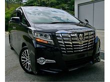 YEAR END PROMOTION MONTHLY ONLY RM2,XXX 2015 Toyota Alphard 2.5 G S C Package MPV