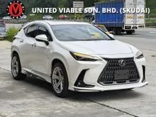 2022 Lexus NX 250 2.5 VERSION L SUNROOF FULL BODYKIT 48K KM 5YRS LEXUS WARRANTY
