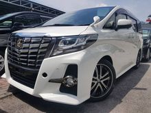 2016 Toyota Alphard 2.5 SA TYPE BLACK SUNROOF BIGRIM