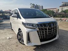 2019 Toyota Alphard 2.5 SC,SUNROOF,MOONROOF,NEW CAR CONDITION,ORI MIELAGE 2659KM ONLY,19 UNREG