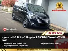 2018 Hyundai H-1 2.5 Royale MPV CRDI Diesel AT Hitam Metalik NIK 2018 [ GARANSI 5TH ]