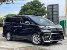 2018 Toyota Vellfire 2.5 Z A Edition MPV Pre-Crash LDA Leather Seats Unreg