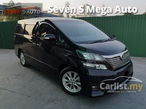 2010 Toyota Vellfire 2.4 Z Platinum MPV Home theater Power boot