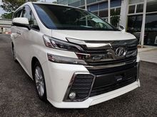 2015 TOYOTA VELLFIRE ZA (No Hidden Cost)