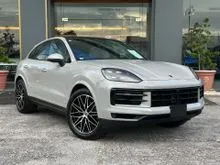 2024 Porsche Cayenne 3.0 Coupe NO HIDDEN CHARGE [Grey, New Car Condition, HUD, Vacuum Door, Panoramic Roof, Sport Chrono, Matrix LED]