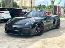GRADE 5A / 6k Mileage ONLY 2022 Porsche 718 Spyder 4.0 Convertible PDLS (PM for Best Offer)