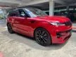 Recon 2023 Land Rover Range Rover Sport 3.0 SUV P400 PETROL SPEC FIRST EDITION WHITE BLACK LEATHER INTERIOR JAPAN UNREG RECON
