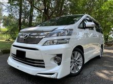 Toyota Vellfire 2.4 Z Platinum MODELLISTA BODY KIT MPV 2POERT DOOR 1POWER BOOT SUNROOF ONE OWNER