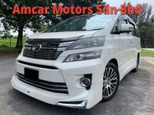 Toyota Vellfire 2.4 Z Platinum MODELLISTA BODY KIT MPV 2POWER DOOR 1POWER BOOT SUNROOF ONE OWNER
