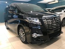 2016 Toyota Alphard 2.5 SC PILOT SEAT HALF LEATHER POWER BOOT ROOF MONITOR