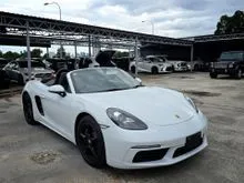 2020 (UNREG) Porsche 718 2.0 Boxster Convertible**JAPAN SPEC**SOFT TOP**SPORT EXHAUST**MANY UNITS**NEW ARRIVAL OFFER**MEGA SALE