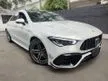 Recon 2020 Mercedes-Benz CLA45 S AMG 2.0 TURBO 4MATIC+ RACE MODE - ADVANCED PACKAGE - PANORAMIC ROOF - 4 CAMERA - AMG PERFORMANCE SEAT - (UNREGISTERED) - Cars for sale