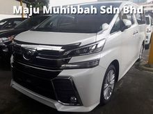 2016 Toyota Vellfire 2.5 ZA EDITION 7 SEATERS 2 POWER DOORS (1 YEAR WARRANTY) UNREG 2016