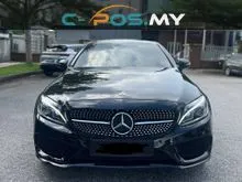 2017 Mercedes-Benz C300 2.0 AMG Line Coupe / AMG Line / White Interior / Reverse Camera / Sunroof / coupe / LED Headlamp