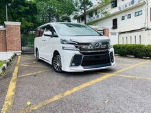 PRICE CAN NEGO!!! JBL HOME THEATER , 4 VIEW CAMERA , FULL MODELISTA BODYKIT , PRE CRASH SENSOR , PILOT SEAT , Toyota Vellfire 3.5 ZG Edition !!!