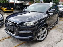 2014 Audi Q7 3.0 TDI Quattro S Line SUV UK SPEC