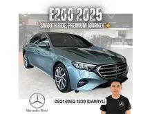 2025 Mercedes-Benz E200 2.0 Exclusive Line Sedan