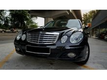 Mercedes-Benz E200K AMG NEW FACELIFT 2008,2 MEMORY SEATS,CRYSTAL BLACK IN COLOUR,E200K IS THE MOSTLY HOT SALE MODEL IN MARKET,8 AIR BAGS,1 DATO OWNER