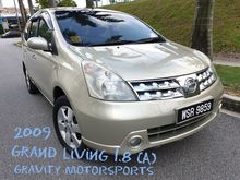 2009 Nissan Grand Livina 1.8 Comfort MPV