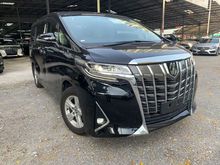 2018 Toyota Alphard 2.5 X SPEC ** NEW MODEL / PRE CRASH / LKA / 8 SEATER / 2 POWER DOOR ** FREE 5 YEAR WARRANTY ** BEST OFFER **