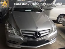 2013 Mercedes-Benz E250 CGI 1.8 Coupe ZERO GST Unregister