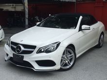 2013 Mercedes-Benz E250 Cabriolet 2.0 AMG (UNREG)
