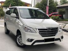 2016 Toyota Innova 2.0 G MPV (A) FACELIFT DVD PLAYER LEATHER SEAT ONE OWNER