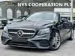 Recon 2019 Mercedes Benz E350 2.0 Turbo Convertible AMG LINE PREMIUM PLUS Unregistered 19 Inch AMG Rim AMG Body Styling AMG Sport Exhaust System AMG Mult