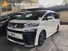 2018 Toyota Vellfire 2.5 Facelift Sun Roof ZG Pilot 7seather 360view PowerBoot Push Start 3 LED Light