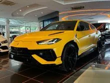 2023 Lamborghini Urus S 4.0 V8, Giallo Auge (Yellow) with Full Satin PPF, Fully Loaded, B&O, Carbon Ceramic, Surround Cam, and MORE
