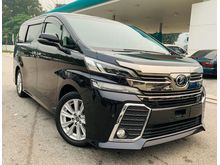 ( INTRS RATE PROMOTION AT 2.XX% - 2.XX% ) 2015 Toyota Vellfire 2.5 (A) Z G Edition MPV , 7SEAT , ALPINE ROOF MONITOR
