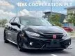 Recon 2019 Honda Civic 1.5 (A) FK7 Hatchbacks Unregistered 18 Inch Rays ZE40 Forged Rim Willwood Brake Caliper KakiMotor Exhaust System - Cars for sale