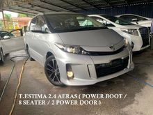 2015 Toyota Estima 2.4 Aeras MPV KING ** POWER BOOT / 8 SEATER / 2 POWER DOOR / MEGA SPEC ** FREE 5 YEAR WARRANTY ** BEST OFFER **