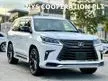 Recon 2020 Lexus LX570 5.7 V8 Black Sequence Unregistered Paddle Shift 22 Inch Wald Rim Black Sequence Style Wood Interior Black Sequence Rear Lights Blac