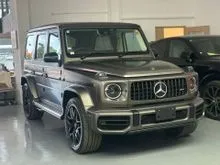 READY STOCK 2022 Mercedes-Benz AMG G63 4.0 SUV CHAMPAGNE Luxury Spec White Leather