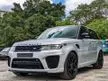 Recon PANORAMIC ROOF MERIDIAN RARE SILVER RED INTERIOR 2018 LAND ROVER RANGE ROVER SPORT SVR 5.0 SUPERCHARGED