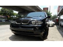 BMW X5 NEW FACELIFT 2005,FULL LEATHER SEATS,INTERIOR LIKE NEW CONDITION,SMOOTH ENGINE GEAR BOX,LOW MILEAGE ONLY 7XKM,NO GST CHARGES,ONE MALAY OWNER