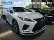 Recon 2021 Lexus RX300 2.0 F Sport 3 LED Red Leather Seats High Grade 4.5/5 Surround camera Power boot 5 Years Warranty LKA PCR Unregistered