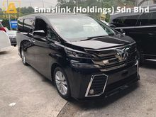 2017 Toyota Vellfire 2.5 ZA ALPINE SOUND SYSTEM POWER BOOT 2 POWER DOOR 360 SURROUND CAMERA 2 YEAR WARRANTY
