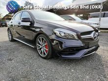 2015 Mercedes-Benz A45 AMG 2.0 MATIC (HARI RAYA SALES / CHEAPEST PRICE IN TOWN) FACELIFT /RECARO SEATS /BLACK INTERIOR /DRIVE MODE SELECT /UNREG