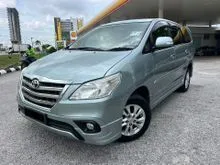 2014 Toyota Innova 2.0 G (A) 1YRS WARRANTY