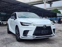 2024 Lexus RX 350 2.4 F Sport SUV - RED INTERIOR, PANORAMIC ROOF, 360 CAMERA, AUTO PARKING ASSIST, DIGITAL INNER MIRROR, ORANGE BRAKE CALIPER