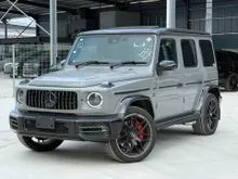 2023 Mercedes-Benz AMG G63 4.0 SUV Japan Spec Unregistered G Manufaktor Nardo Grey AMG Burmester Sound System Carbon Interior Seat Ventilation