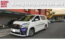 2014 Toyota Vellfire 2.4cc X MPV (A) REG MAY 2017, 1 CAREFUL OWNER, L/MIL - 85K KM, 8 SEAT, 2 P/DOOR, FREE 2 YEARS CAR WARRANTY, 16 S/RIMS