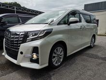 2017 Toyota Alphard 2.5 S SUNROOF 8 SEATER 2 POWER DOOR FULL MONITOR